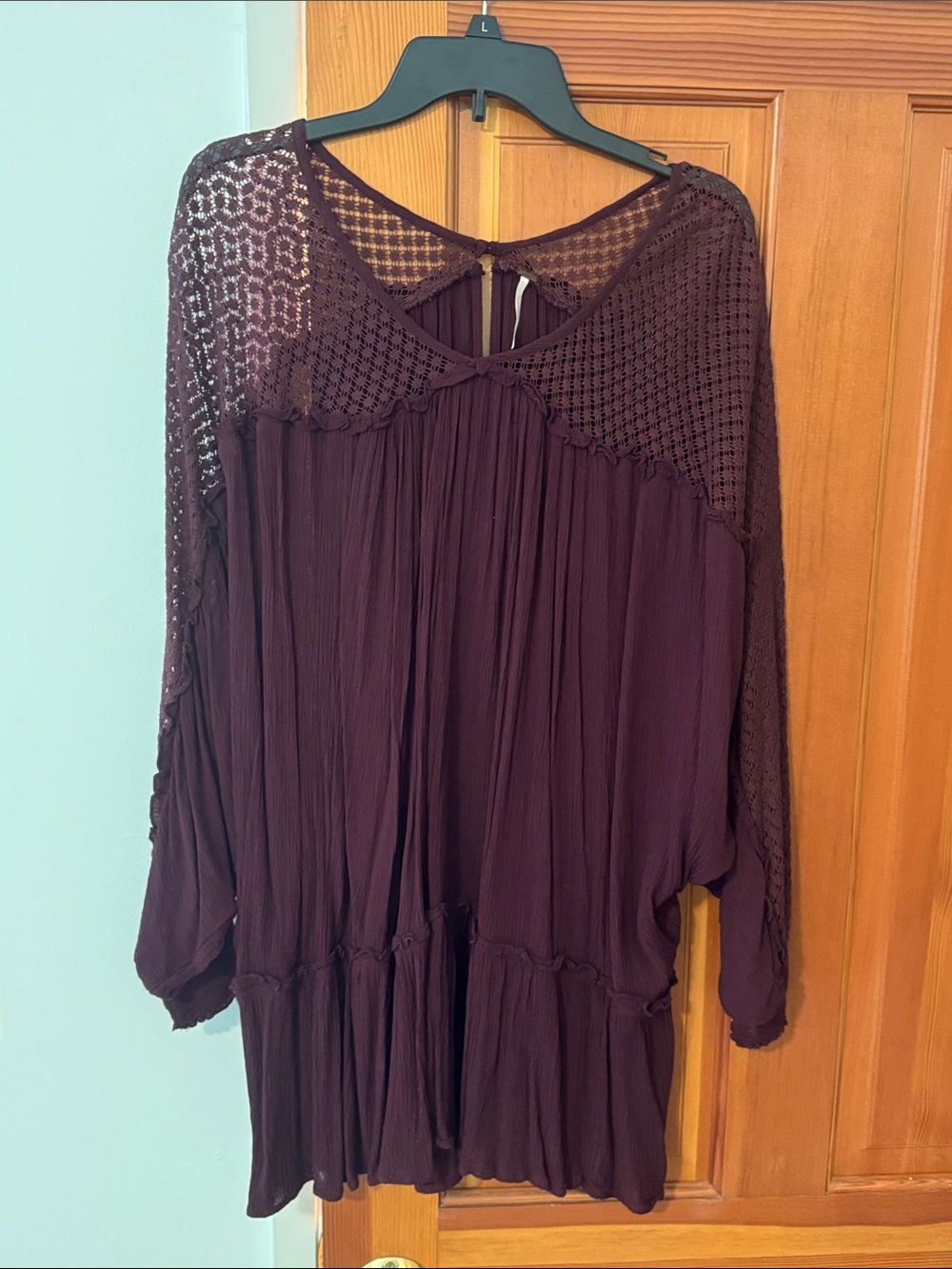 Free People Maroon/Purple Dress